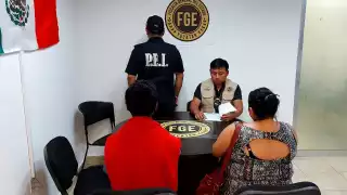 Los dos estudiantes fueron entregados a sus familiares por la FGE Yucatán