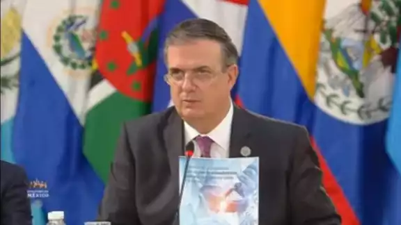 Marcelo Ebrard pidió a los países de América Latina y del Caribe a permanecer unidos