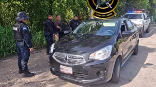 Recuperan en Nuevo Campechito un automóvil con reporte de robo en Tabasco