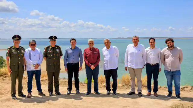 AMLO firmará un compromiso para construir un acueducto y llevar agua de la presa El Cuchillo a Monterrey