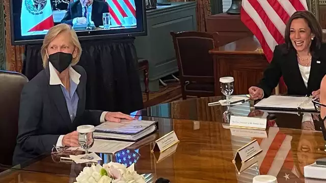 Reunión virtual entre Kamala Harris y AMLO