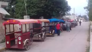 Sólo les permitieron prestar el servicio de pasaje durante dos horas