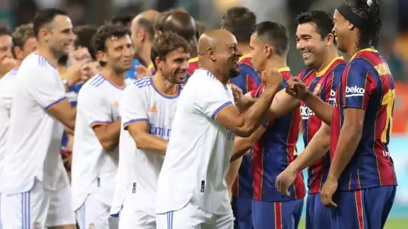 El Clásico de Leyendas fue para el Real Madrid El Clásico de Leyendas fue para el Real Madrid