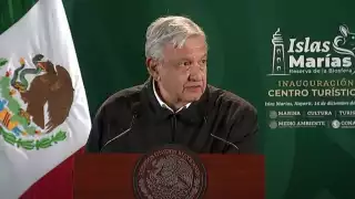 El presidente Andrés Manuel López Obrador encabezó la ceremonia de inauguración del nuevo centro turístico