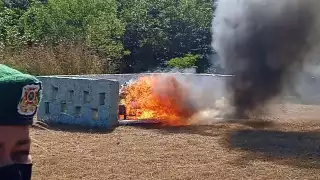 Sedena quema más de 100 kilos de marihuana en Campeche
