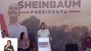La candidata Claudia Sheinbaum fijó sus compromisos ante los habitantes de Solidaridad
