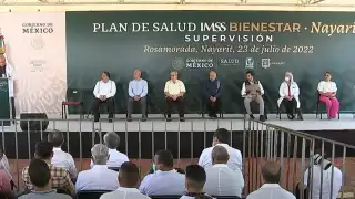 Este sábado el presidente Andrés Manuel López Obrador estuvo supervisando el Plan de Salud del IMSS Bienestar