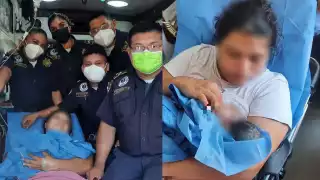 ¡Se le rompió la fuente! Bebé no alcanza a llegar al hospital y nace en su casa en Mérida