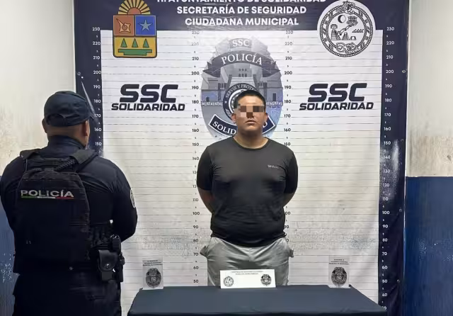 El joven detenido fue puesto a disposición de la Fiscalía General del Estado