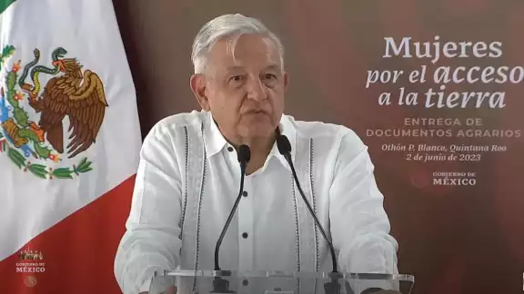 El presidente Andrés Manuel López Obrador presentó el Plan de Salud IMSS Bienestar en Chetumal, Quintana Roo