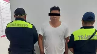 Por presunto delito de robo, fue detenido un hombre en Tulum