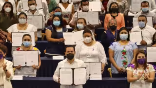 El mandatario agradeció y felicitó a las alcaldesas y alcaldes porque hoy se está haciendo historia