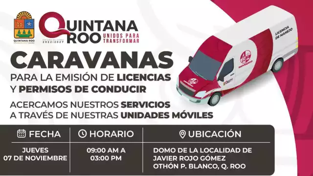 Las unidades móviles estarán disponibles este jueves y viernes de noviembre