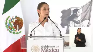 Claudia Sheinbaum destaca apoyo de la Pensión Mujeres Bienestar en Álvaro Obregón, Michoacán 
