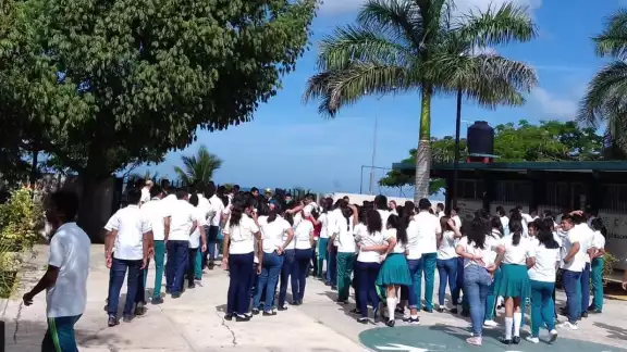 Ningún estudiante resultó herido Ningún estudiante resultó herido