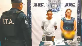 Pareja peleonera acaba detenida en Playa del Carmen