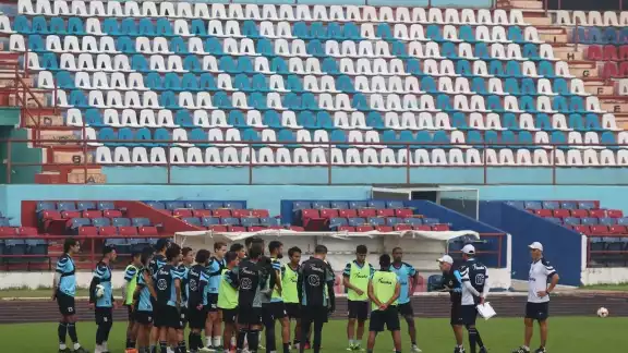 El equipo trabajó a tope esta semana bajo la dirección del técnico, Christian “Chaco” Giménez