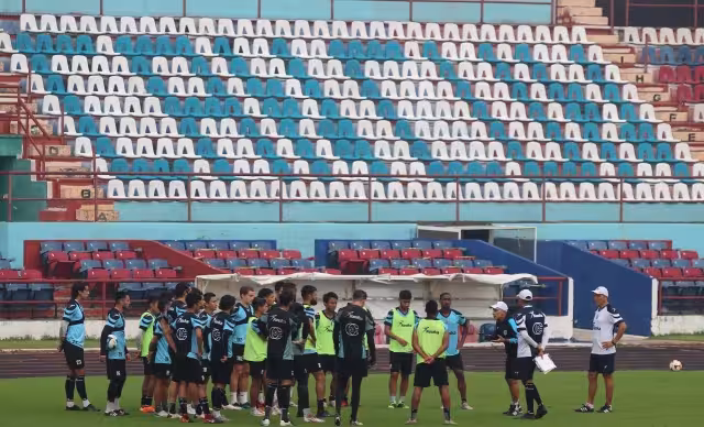 El equipo trabajó a tope esta semana bajo la dirección del técnico, Christian “Chaco” Giménez