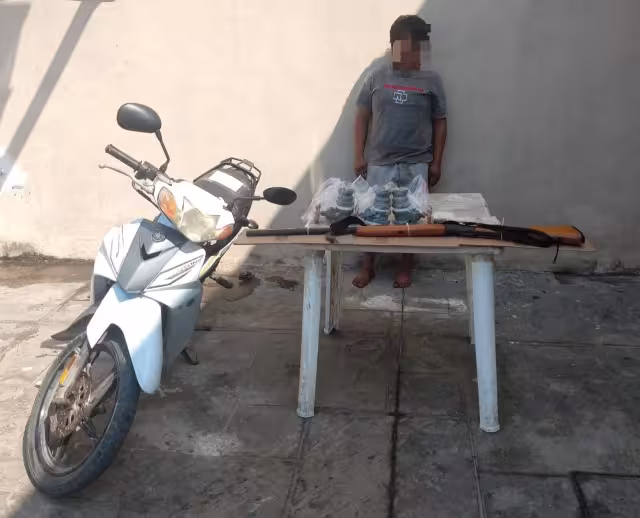 El hombre fue identificado como 'El Pirata de Culiacán' acusado por robar en ranchos de Dzidzantún