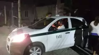 Al no llegar la ambulancia, la víctima fue trasladada en taxi hasta el Hospital General