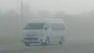 En el tramo Motul-Cansahcab, la visibilidad es reducida, lo que afecta el tránsito de los automovilistas