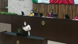 La diputada asegura que el morenista usó una expresión poco profesional y cero legislativo, sólo por debatirle jurídicamente. Foto: David Vázquez