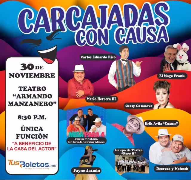 La función es este miércoles 30 de noviembre en el Teatro Armando Manzanero