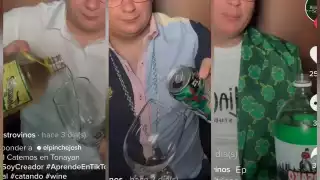 Cata con las diferentes bebidas