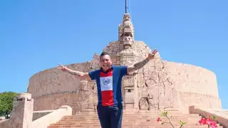 Edwin Luna se mostró muy feliz de estar en Mérida