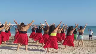 Las alumnas comentaron que si bien son mujeres las que participan, esta danza no tiene género