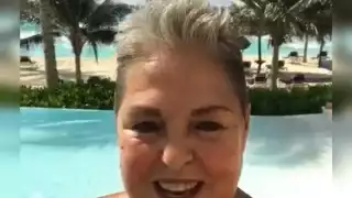 Conoce como es la casa de Lupita D'Alessio en Cancún