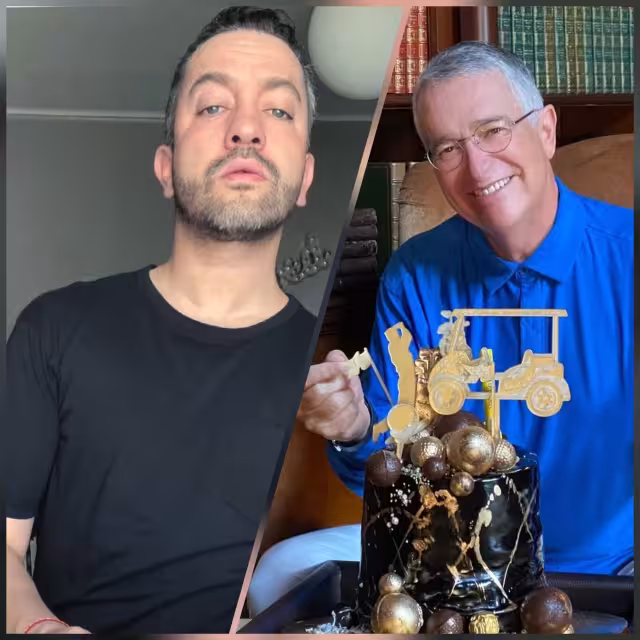 Chumel Torres y Ricardo Salinas Pliego