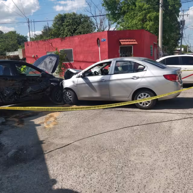 El lugar del accidente fue acordonado por elementos de la Secretaría de Seguridad Pública de Yucatán