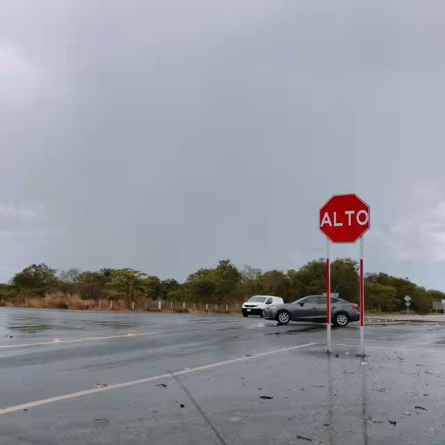 El olor a tierra húmeda se pudo sentir a gran distancia y también se vio el vapor