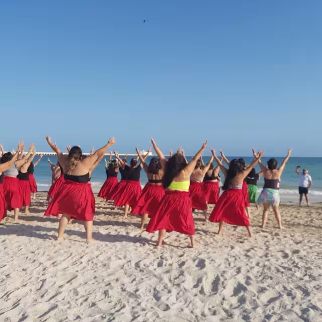 Las alumnas comentaron que si bien son mujeres las que participan, esta danza no tiene género