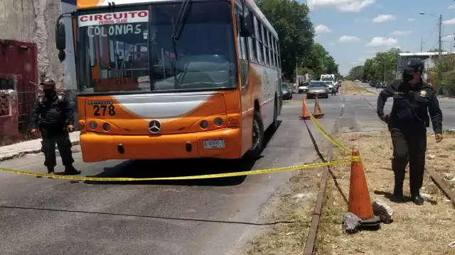 El incidente causó un tráfico vehicular en la zona, ya que elementos tuvieron que cerrar la arteria