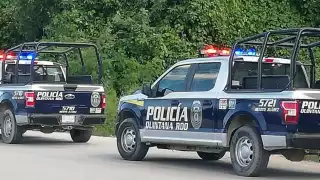 El sujeto fue encontrado a un costado de la carretera hacia la autopista Cancún - Mérida