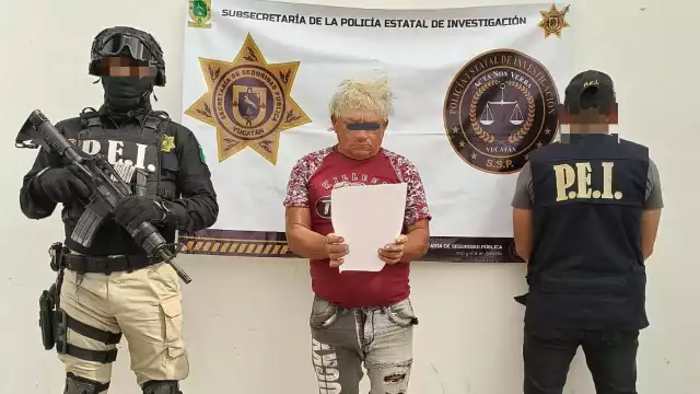 El hombre será entregado a la FGE Yucatán
