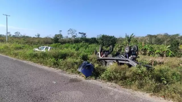 La Policía Estatal llegó al área para los trámites pertinentes