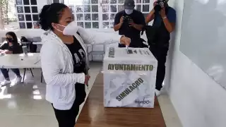 Fueron tres las casillas que se colocaron en la ciudad de Puerto Aventuras para la elección