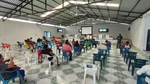 La reubicación de las personas que se encuentran en el derecho de vía en Candelaria avanzan La reubicación de las personas que se encuentran en el derecho de vía en Candelaria avanzan