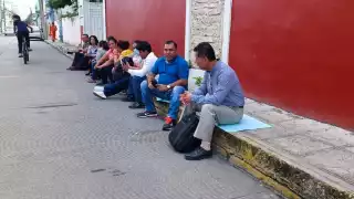 El bloqueo comenzó durante la mañana de este lunes