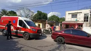 Las autoridades llegaron para atender al hombre luego de ingerir varios líquidos peligrosos