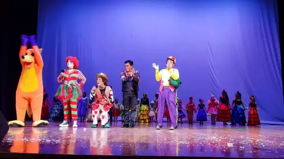 El payaso “Cachacua”, fue el orquestador del "Festival de Payasos"