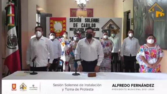 El evento se realizó sin la presencia de los habitantes y posteriormente se presentó oficialmente a los miembros del cabildo