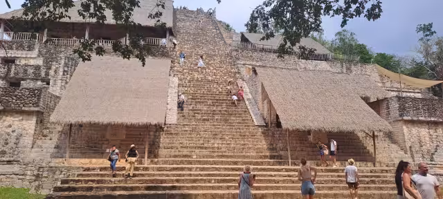 Ek Balam fue la capital del imperio Tah, al que rendían tributo los pueblos del Oriente