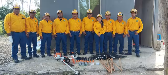 Brigada forestal de Xmabén se prepara para temporada crítica de incendios en Hopelchén
