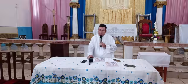 El párroco detalló las actividades de la fiesta patronal