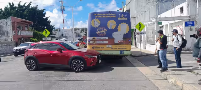 Solamente se registraron daños materiales en el accidente