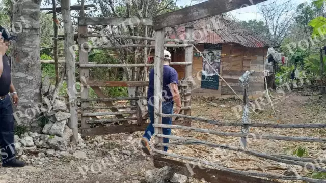 Peritos de la FGE Yucatán se encargaron del levantamiento del cuerpo